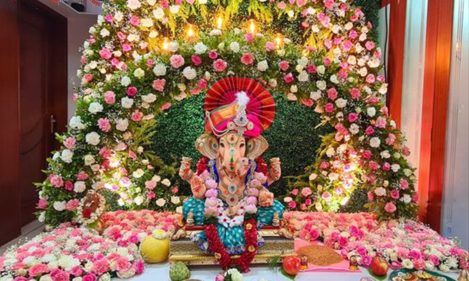 Best Ganesh  Decoration Ideas 